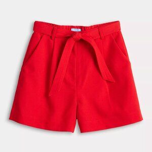 Women's Draper James Twill Belted Shorts Size L